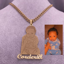 Load image into Gallery viewer, Picture Portrait Pendant
