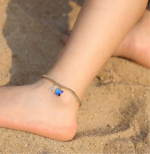 Load image into Gallery viewer, Butterfly Initial Anklet
