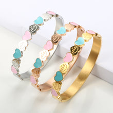 Load image into Gallery viewer, Forever In Love Heart Bangle
